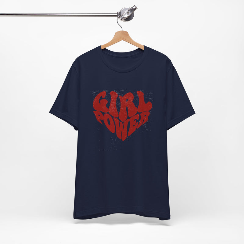 Girl Power Red Hearth T-shirt