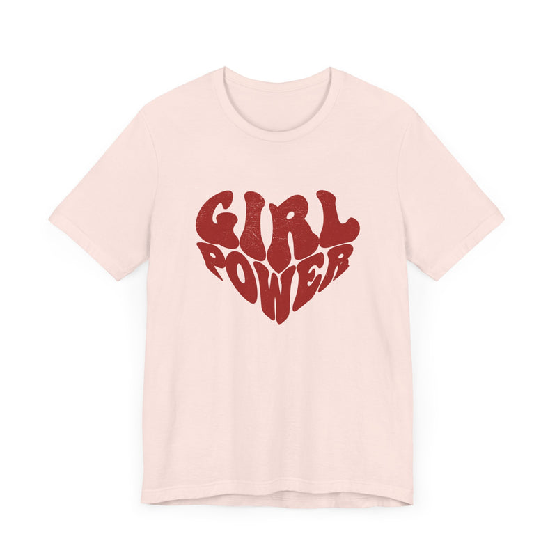 Girl Power Red Hearth T-shirt