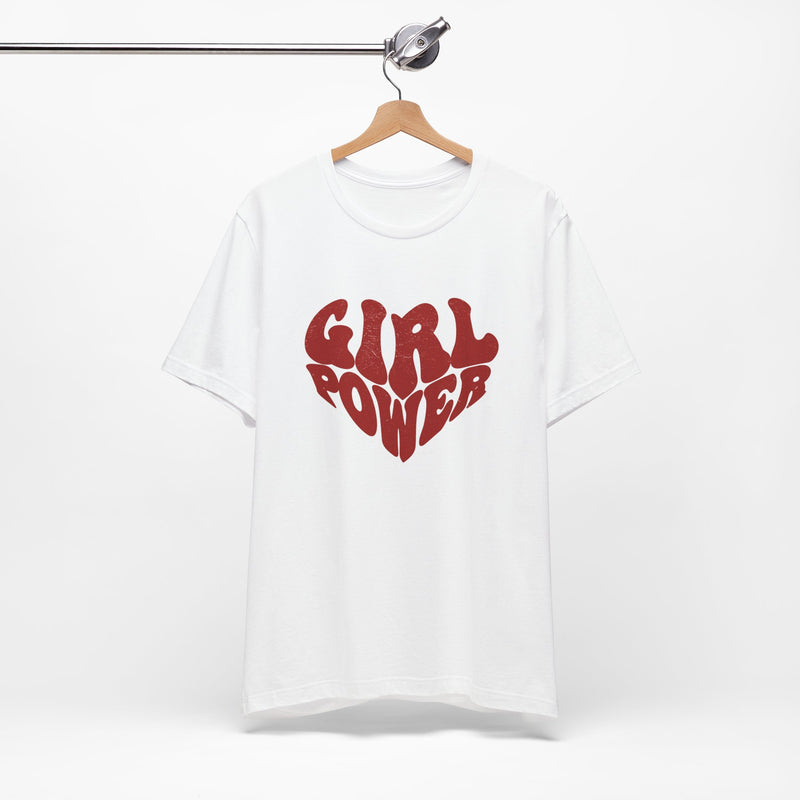 Girl Power Red Hearth T-shirt