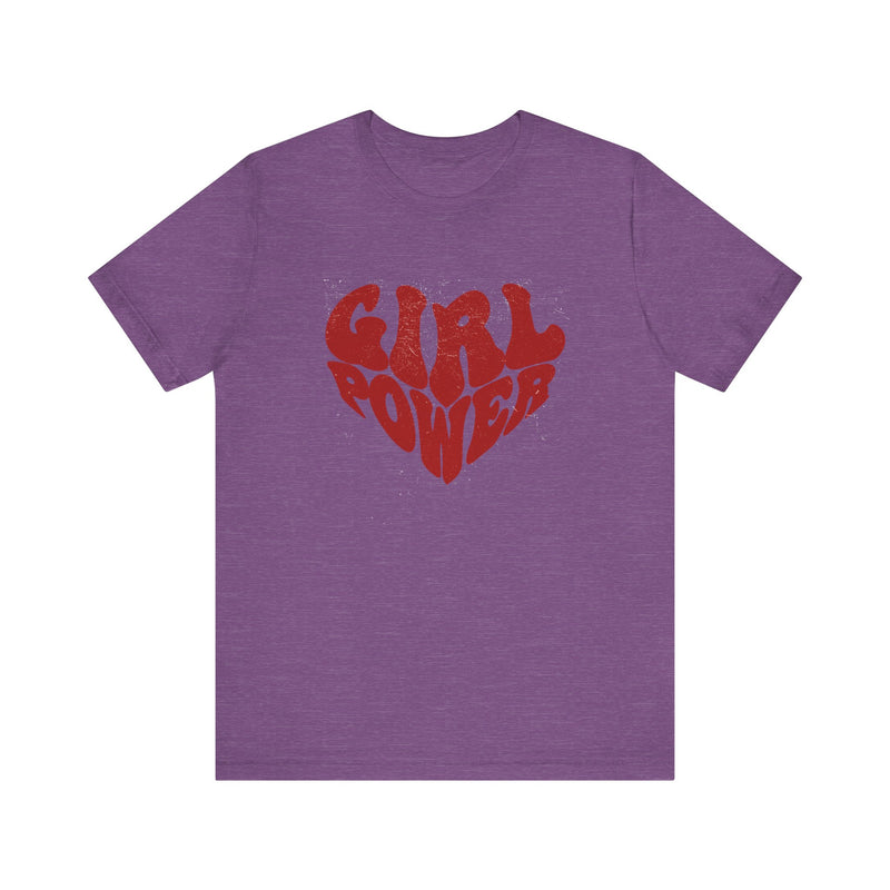 Girl Power Red Hearth T-shirt