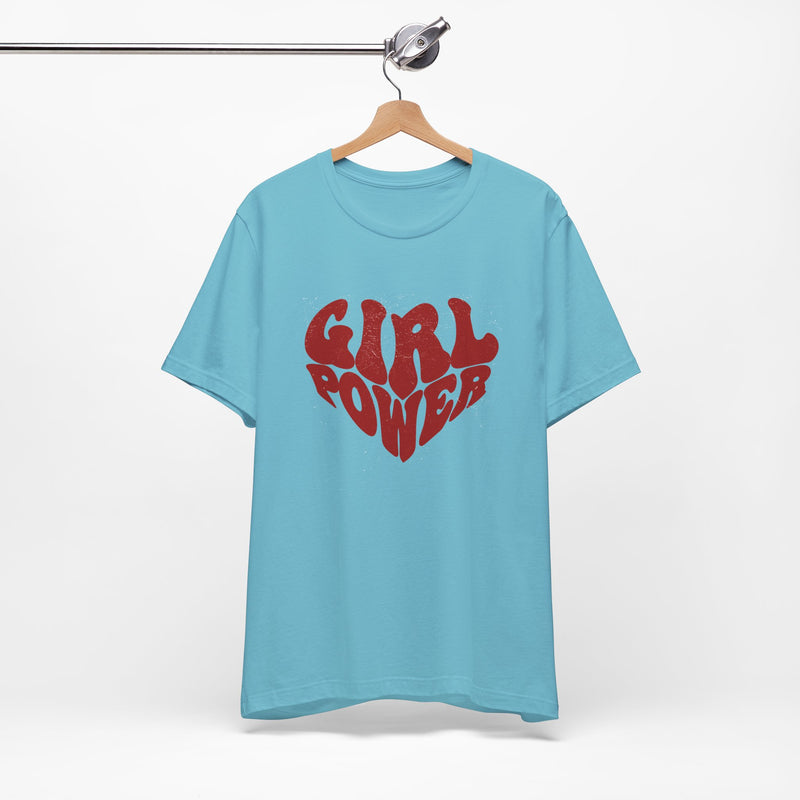 Girl Power Red Hearth T-shirt