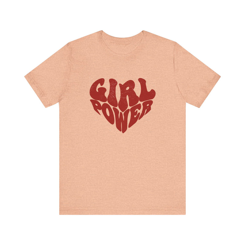 Girl Power Red Hearth T-shirt