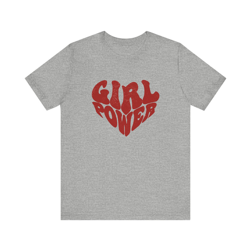 Girl Power Red Hearth T-shirt