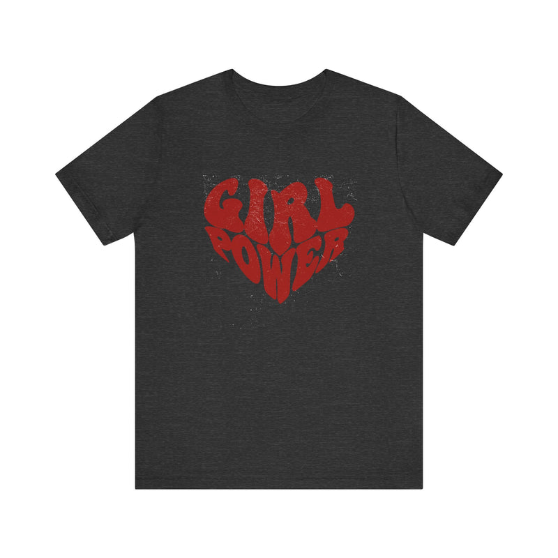 Girl Power Red Hearth T-shirt