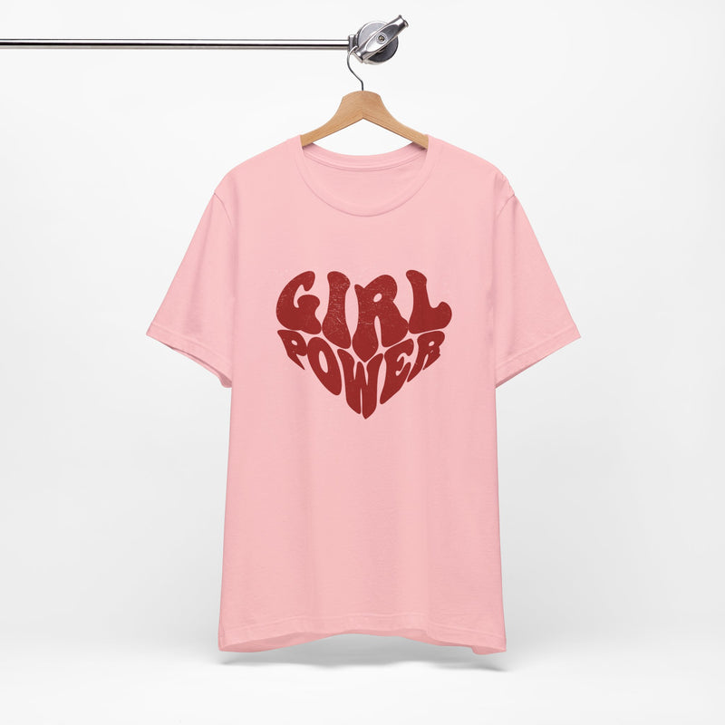 Girl Power Red Hearth T-shirt