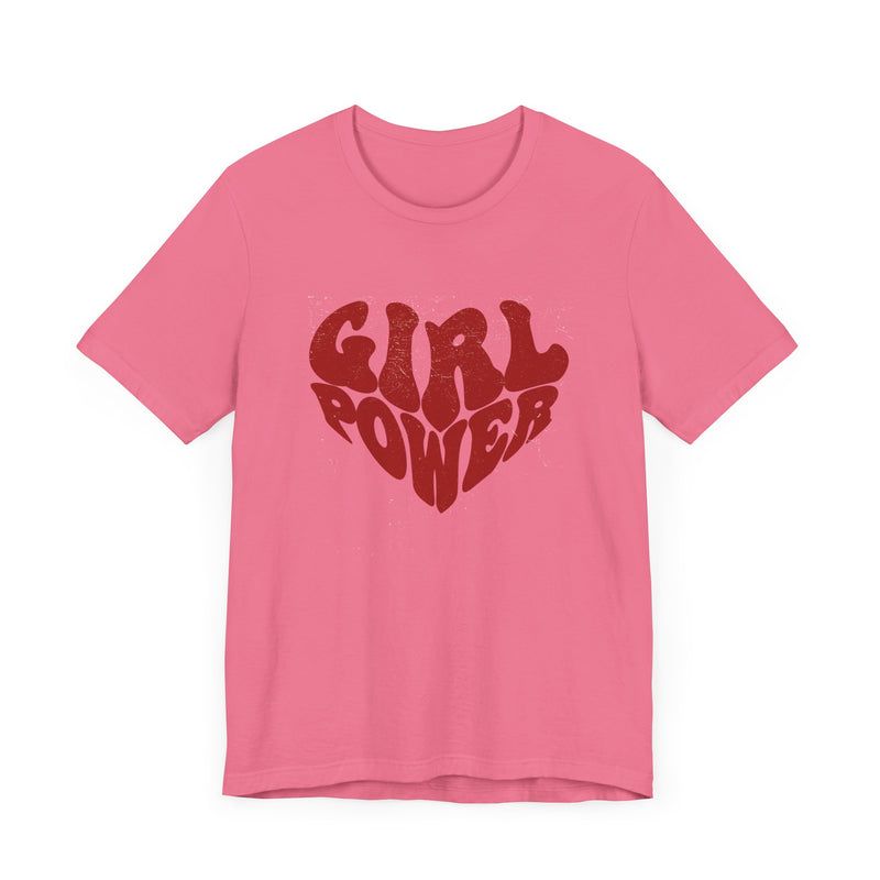 Girl Power Red Hearth T-shirt