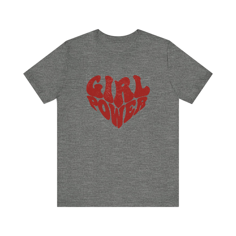 Girl Power Red Hearth T-shirt