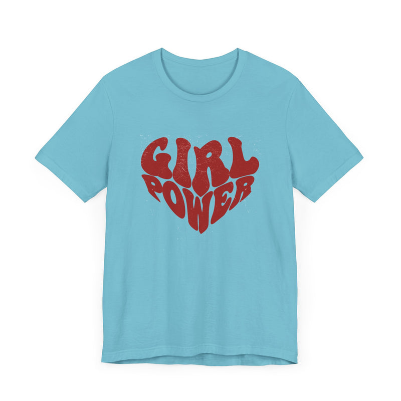 Girl Power Red Hearth T-shirt