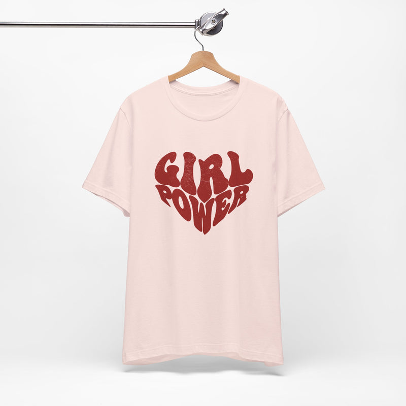 Girl Power Red Hearth T-shirt