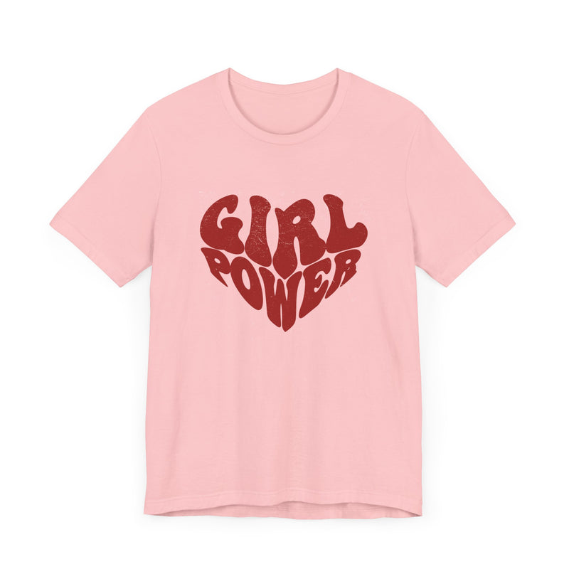 Girl Power Red Hearth T-shirt