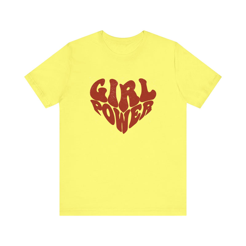 Girl Power Red Hearth T-shirt