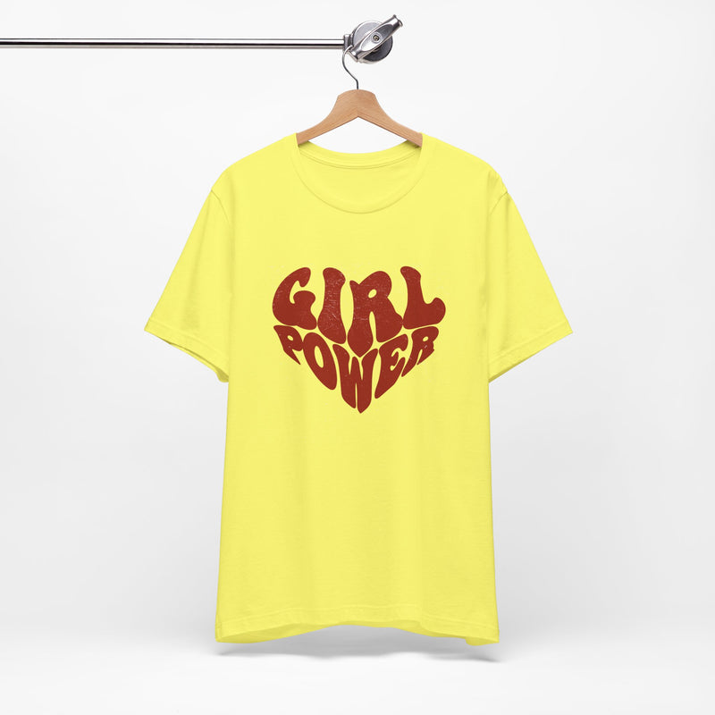 Girl Power Red Hearth T-shirt