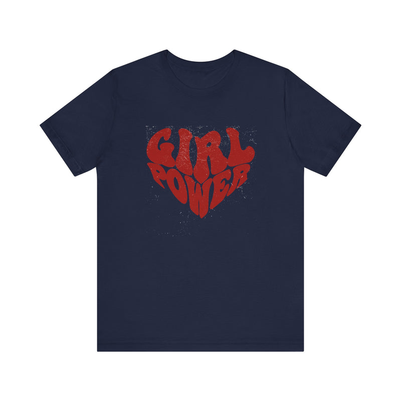 Girl Power Red Hearth T-shirt